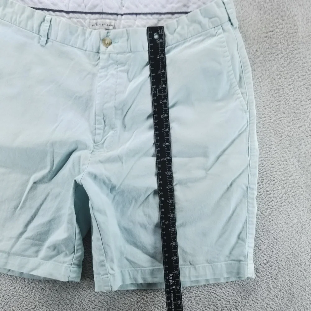Peter Millar Shorts Mens 38‎ Blue Chinos Pima Cotton Twill 8